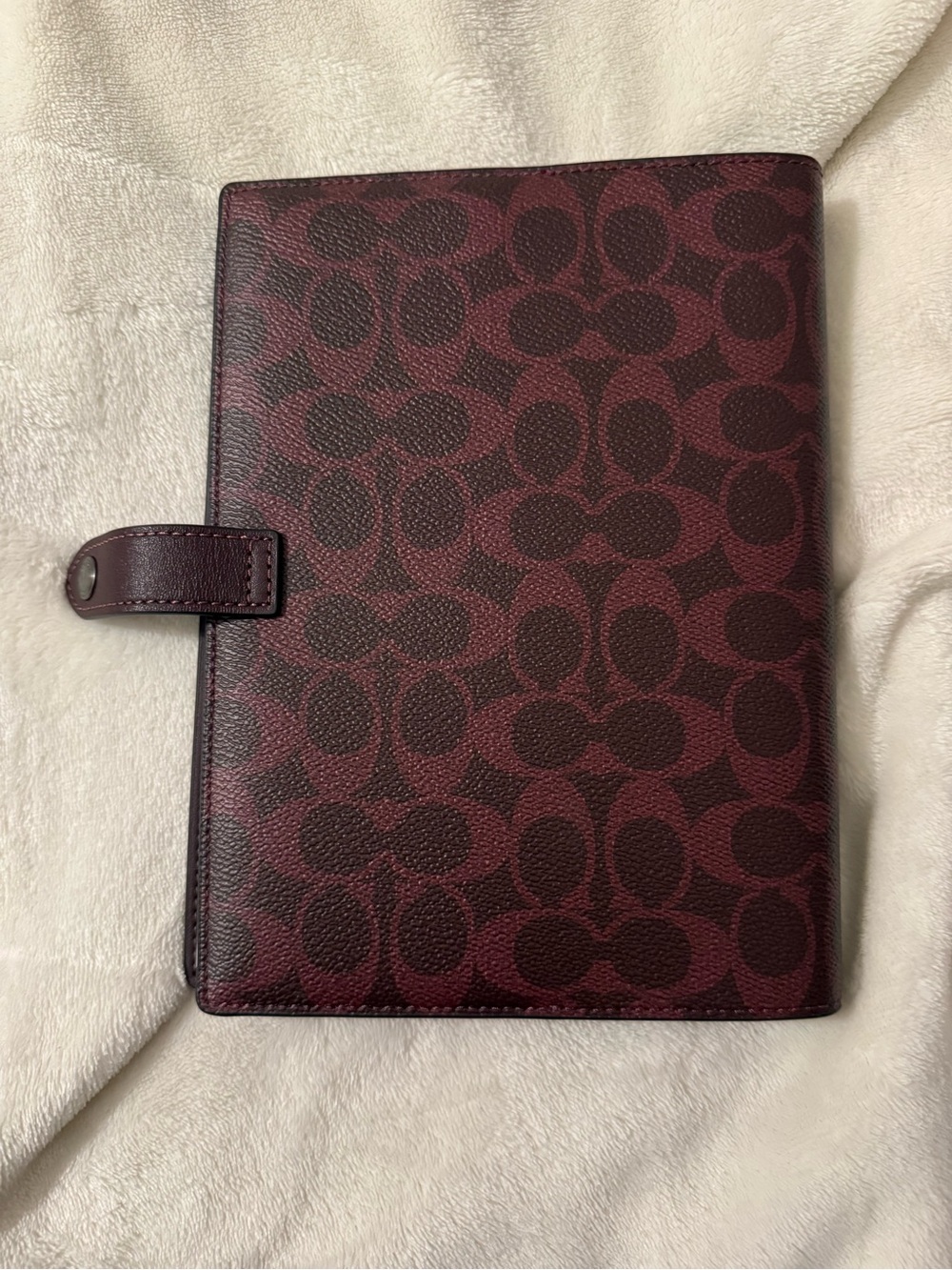 ♥️COACH Black Currant Notebook & Pencil Case Set🖤 - Picture 8 of 12